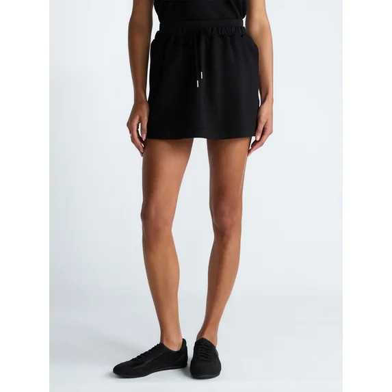 Scoop Women's and Women's Plus Double Waistband Skirt, Sizes XS-4X | Walmart (US)