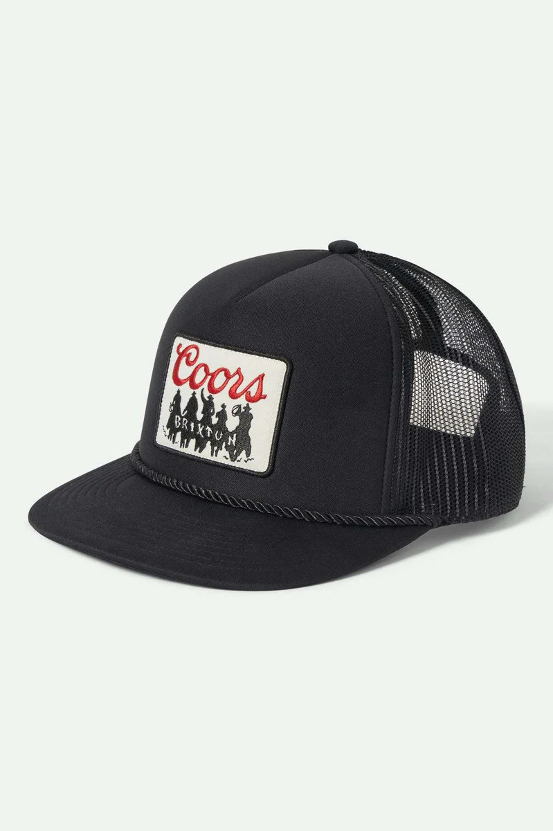 Coors Bandit Trucker Hat - Black/Black | Brixton
