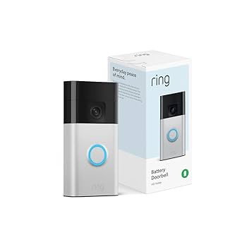 Ring Battery Doorbell | Home or business security with Head-to-Toe Video, Live View with Two-Way ... | Amazon (US)