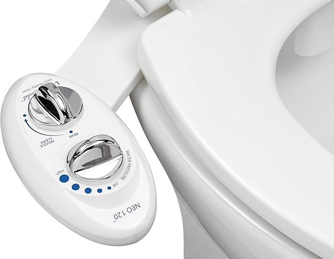 LUXE Bidet NEO 120 - Self-Cleaning Nozzle, Fresh Water Non-Electric Bidet Attachment for Toilet S... | Amazon (US)