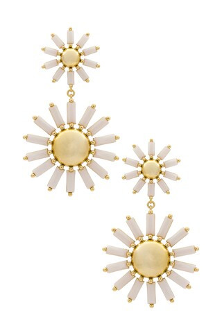 Kendra Scott Madison Daisy Earring in White Opaque from Revolve.com | Revolve Clothing (Global)