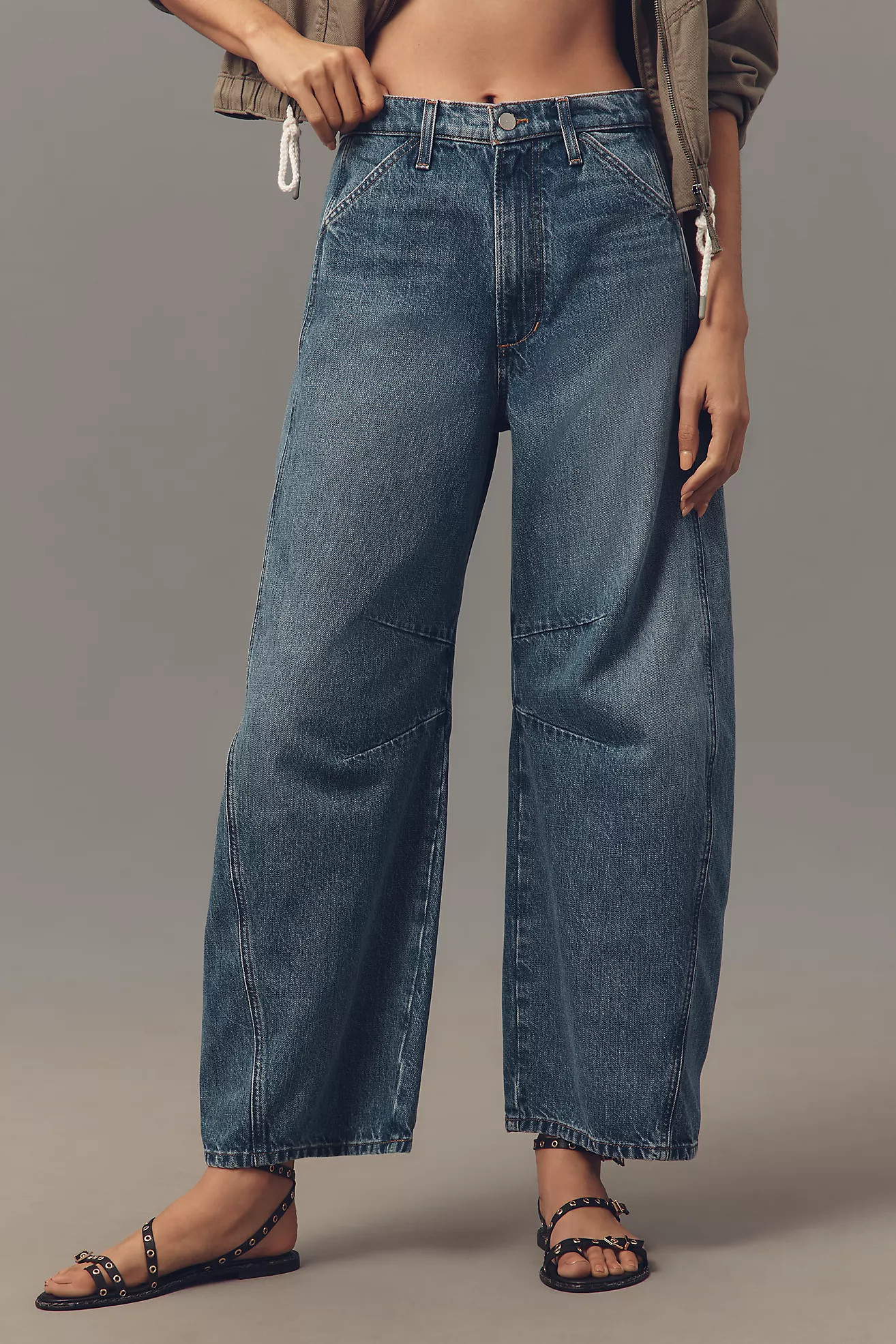 Joe's Jeans The Bowie High-Rise Barrel Jeans | Anthropologie (US)