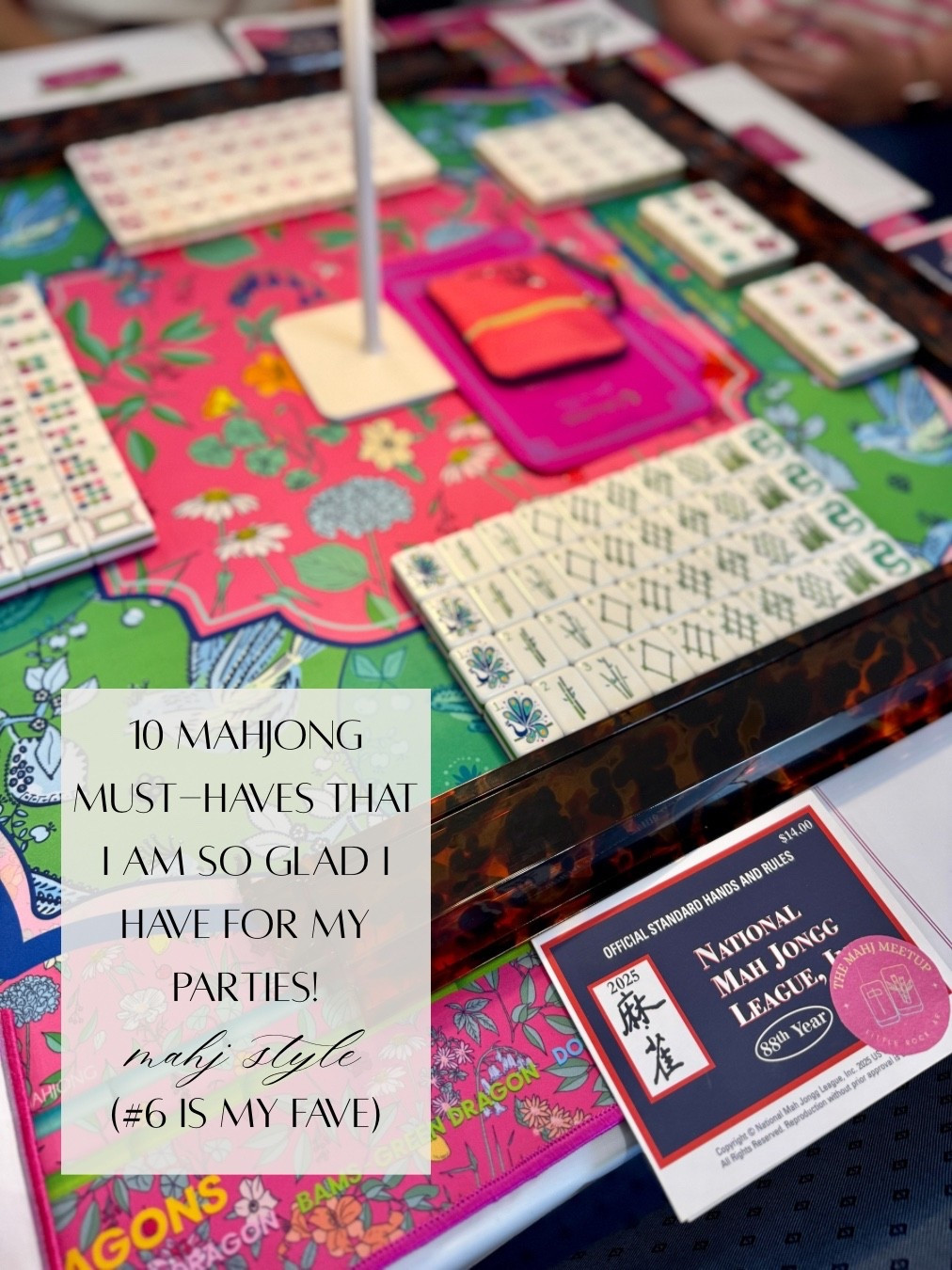 Everything I own that I love for Mahjong! 

The best Mahjong accessories, tiles, and party items! 

#rebekahelizmahj

#LTKSeasonal #LTKdayinmylife