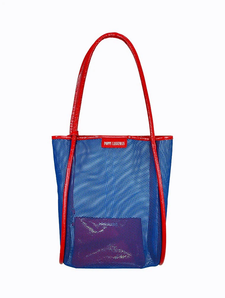 Nana Net Tote - Blue / Cherry | Poppy Lissiman (Global)