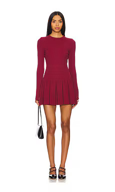 Free People Emmy Mini Dress in Aged Red from Revolve.com | Revolve Clothing (Global)