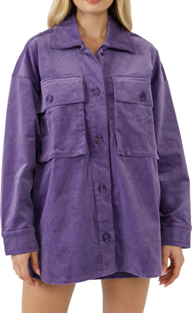 Corduroy Oversize Jacket | Nordstrom