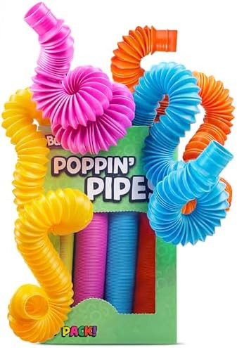 BUNMO Easter Basket Stuffers - Pop Tubes - Fidget Sensory Toys - Creative Learning - Hours of Fun... | Amazon (US)