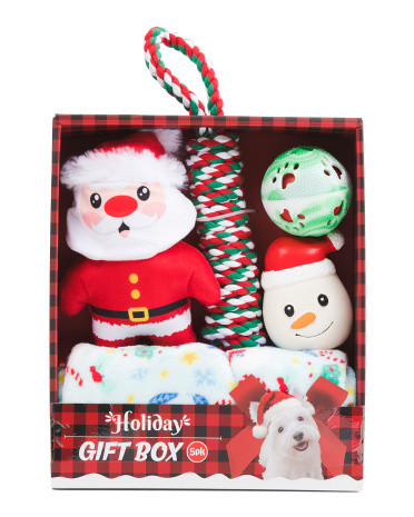 5pk Holiday Dog Gift Set | TJ Maxx