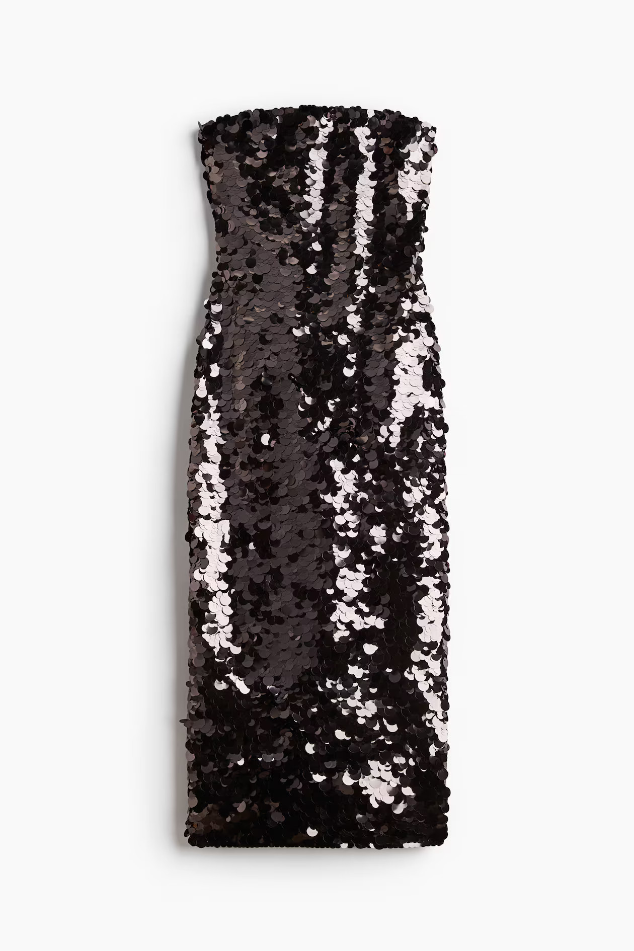 Vestido bandeau de lentejuelas | H&M (FR, IT, ES, PT, BE)