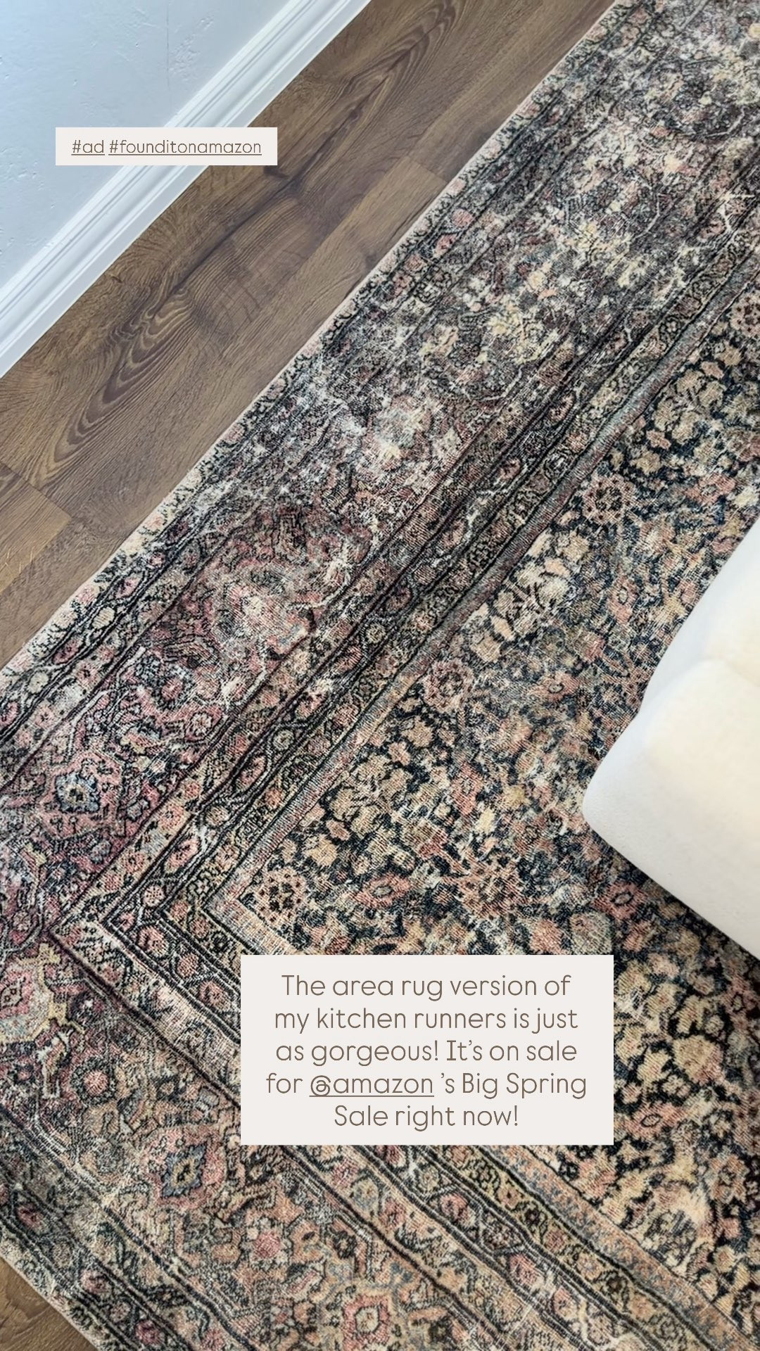 #ad One of my favorite rugs is part of Amazon’s Big Spring Sale - have this one in my kitchen and grabbed the area rug size too! This is the Amber Lewis x Loloi Morgan Rug in Denim/Multi 🙌 Linking a few other home favorites that are also part of the sale! @amazon #founditonamazon 

 #LTKHome #LTKSaleAlert