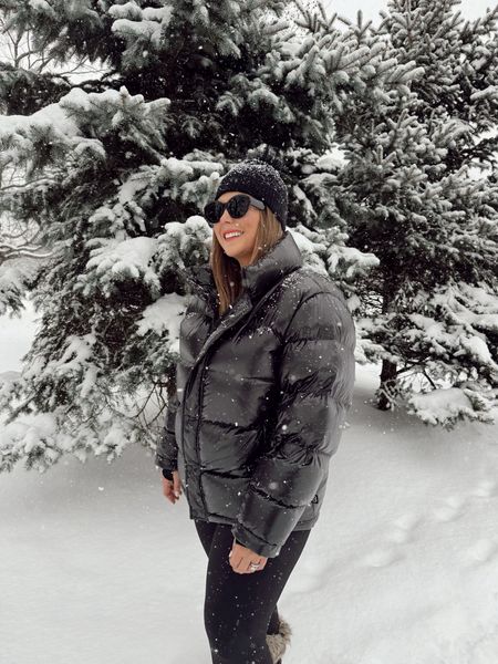 Staying warm in this winter coat. Wearing size 2XL in coat and 1X in leggings- use code CARALYN 10 at checkout with Spanx. 

#LTKmidsize #LTKstyletip #LTKSeasonal