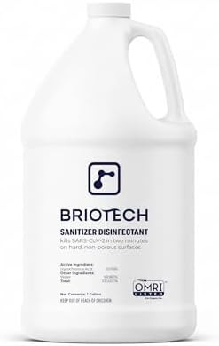 BRIOTECH Sanitizer Disinfectant Hypochlorous, Kill 99.99% of Viruses & Bacteria, Control Mold, El... | Amazon (US)