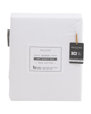 Cotton Sheet Set | TJ Maxx