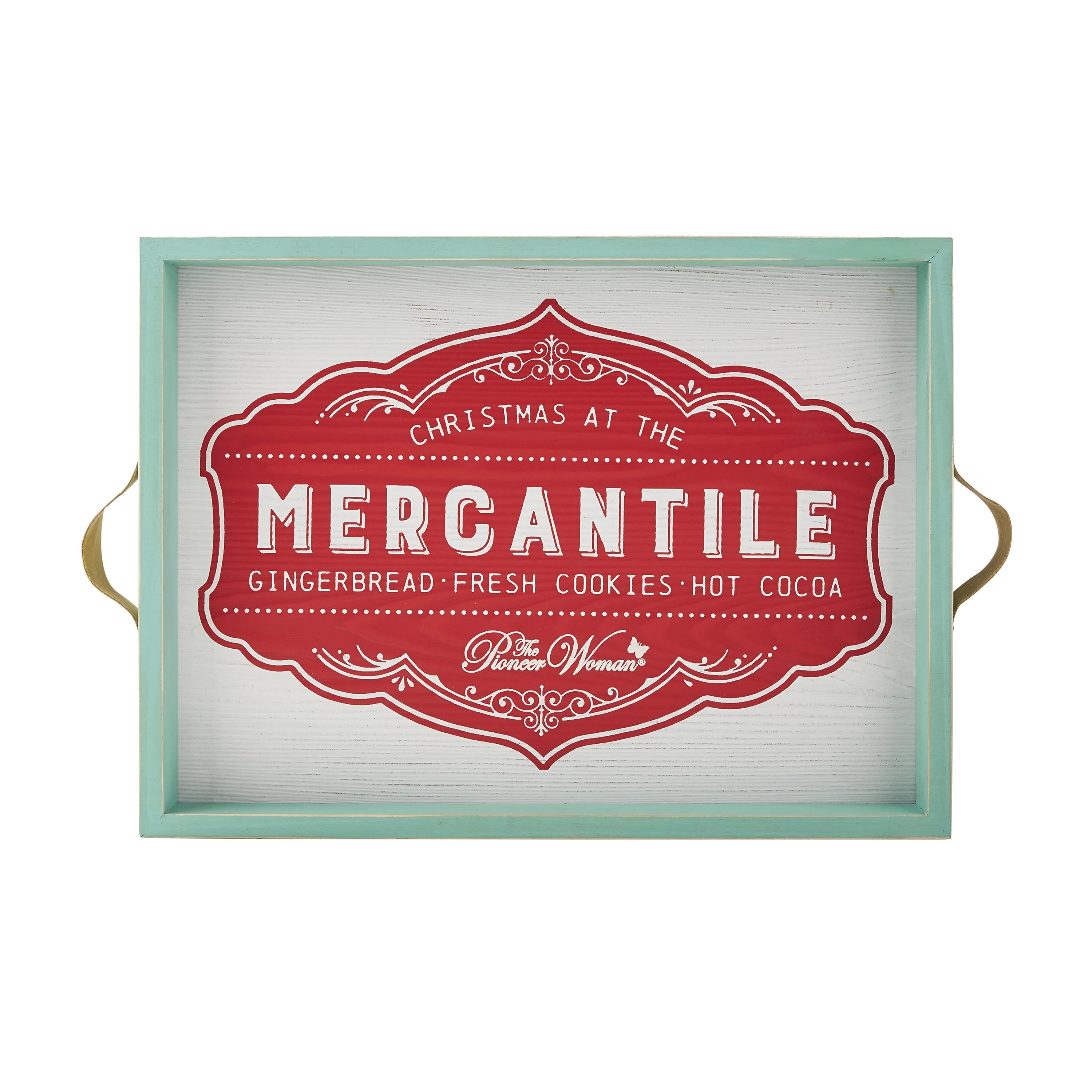 The Pioneer Woman Multi-Color Mercantile MDF Decorative Tray - Walmart.com | Walmart (US)