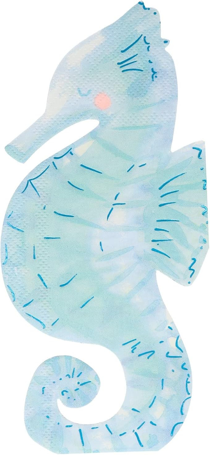 Meri Meri Seahorse Napkins (Pack of 16) | Amazon (US)