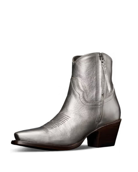 Women's Ankle Boots |  The Daisy - Metallic | Tecovas | Tecovas