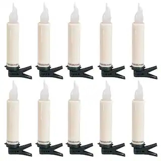 4" Warm White LED Clip-On Candles, 10ct. by Ashland® | Michaels | Michaels Stores