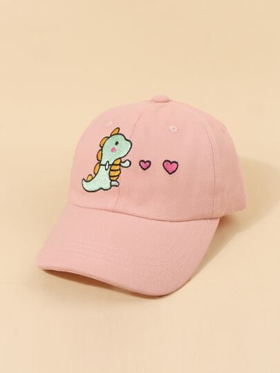 Toddler Kids Dinosaur Embroidered Baseball Cap | SHEIN