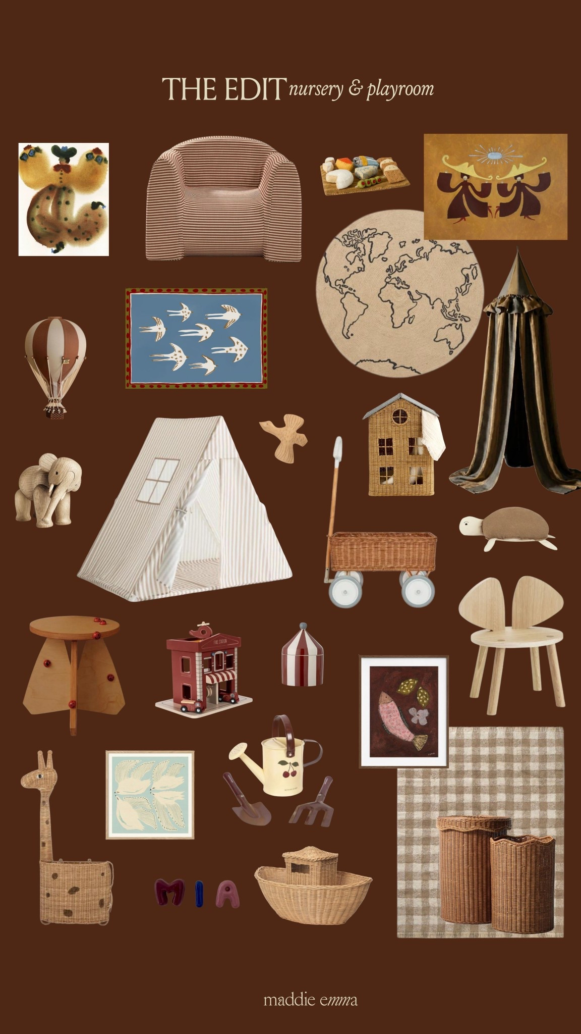 nursery & playroom 🤎

#LTKKids #LTKHome #LTKBaby