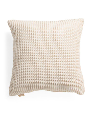 21x21 Eloise Waffle Chenille Pillow | Marshalls