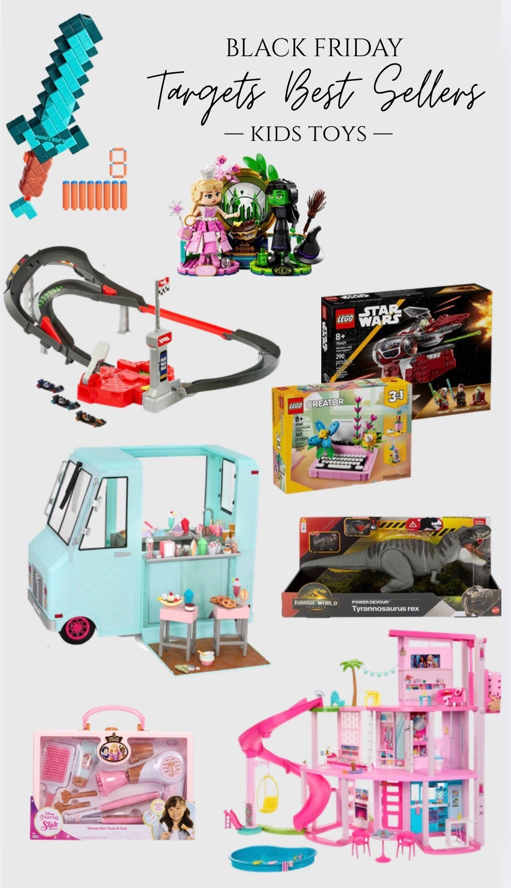 Holiday gifting just got easier! 🎄 These are Target’s best-selling toys this Black Friday and they’re perfect for kids of all ages 🎟✨ From LEGO builds to Barbie Dreamhouse magic and Dino adventures — these are the gifts flying off shelves FAST 🚀
If you're Christmas shopping early this year, grab these while they’re still in stock 🎁💗 Tap to shop!

#TargetBlackFriday #KidsGiftGuide #TargetToySale #HolidayGiftGuide2025 #ToyGiftIdeas #GiftGuideForKids #TargetBestSellers #ChristmasShopping #KidsToys #HolidayMagic #BarbieDreamhouse #LEGOsets #JurassicWorldDino #PretendPlay #BlackFridaySteals #LTKHoliday #LTKGiftGuide #LTKKids #OnSaleNow #MomLifeFinds #HolidayDeals #ToySale #ChristmasMorningMagic #GiftGivingSeason #ShoppingList #KidsChristmasGifts #TargetFinds #TopToys2025 #GiftInspo #DealsYouDontWantToMiss

#LTKHoliday #LTKCyberWeek #LTKGiftGuide