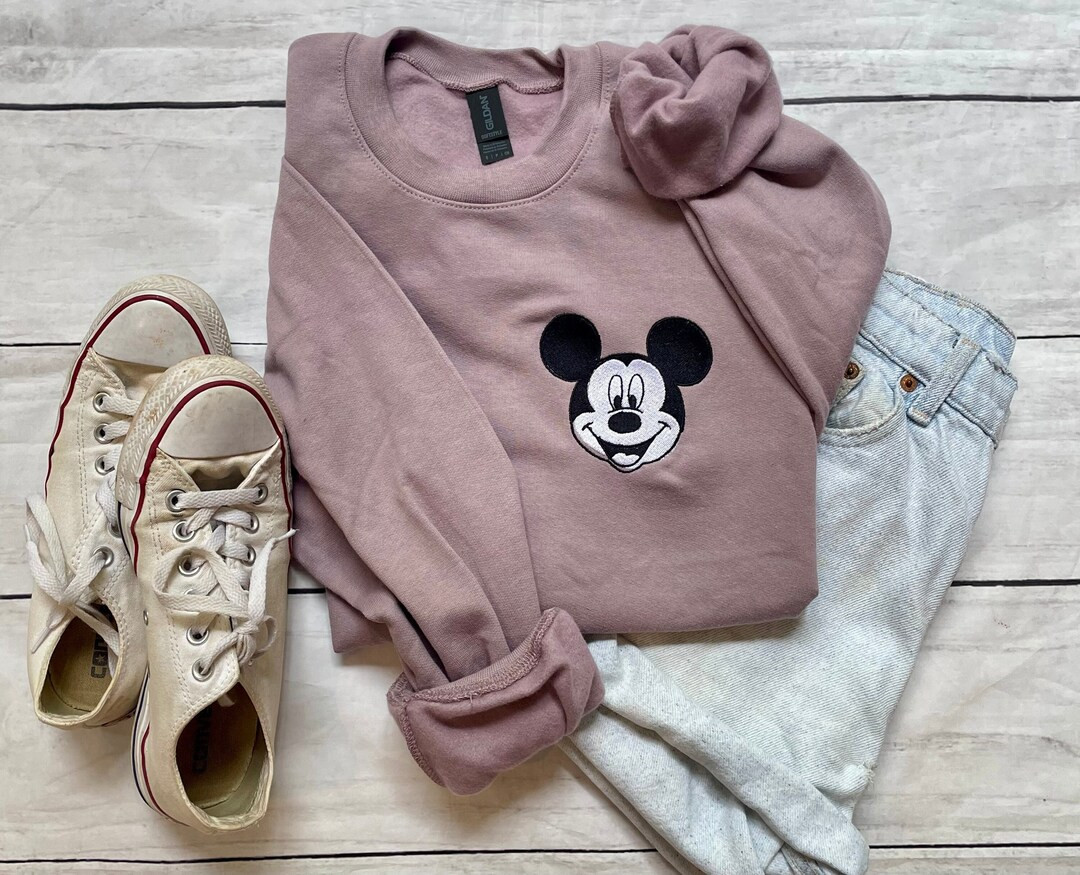 Vintage Mickey Crewneck Vintage Mickey Mouse Sweatshirt - Etsy | Etsy (US)