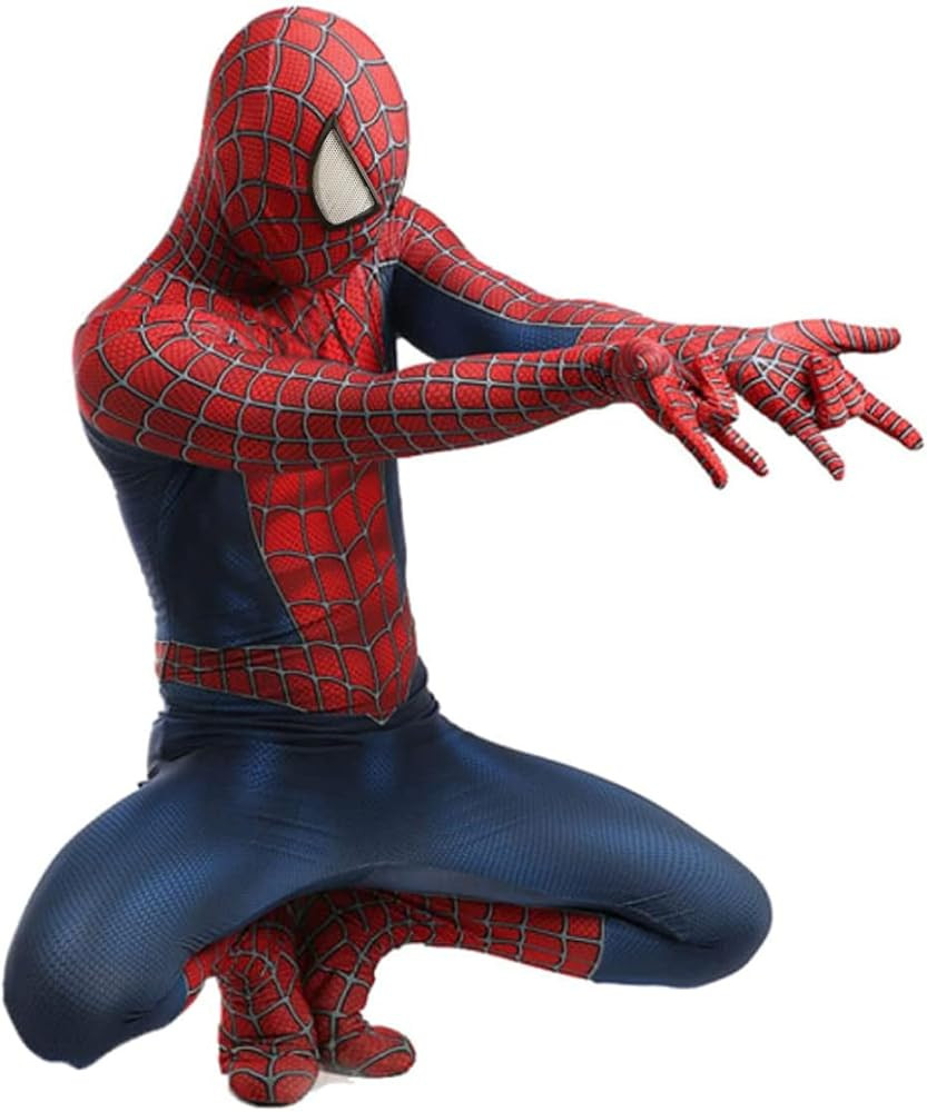 GizMac Superhero Halloween Costume Cosplay Bodysuit Spandex Jumpsuit Spider Bodysuit Mask 3D Styl... | Amazon (US)