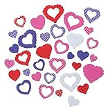 Darice Valentine's Day Foam Interchanging Hearts Stickers-112 pc (1 Pack), Assorted | Amazon (US)