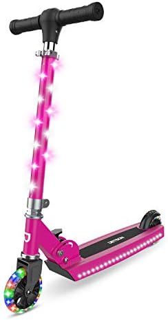 Jetson Jupiter Kick Scooter for Kids, LED Light-up Scooter, Adjustable Handlebar, Rear Brake, Lightw | Amazon (US)