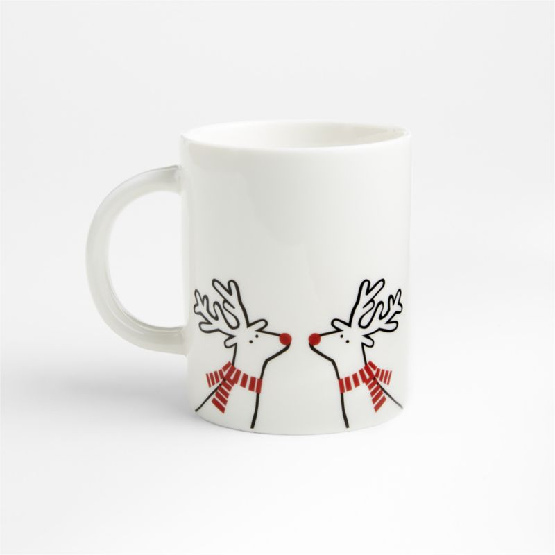 Joan Anderson Arctic Friends Reindeer Christmas Mug + Reviews | Crate & Barrel | Crate & Barrel