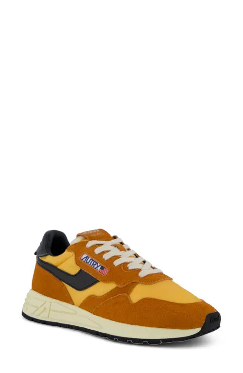 AUTRY Reelwind Low Sneaker in Hair/Nylon Sunset/Blk at Nordstrom, Size 6Us | Nordstrom
