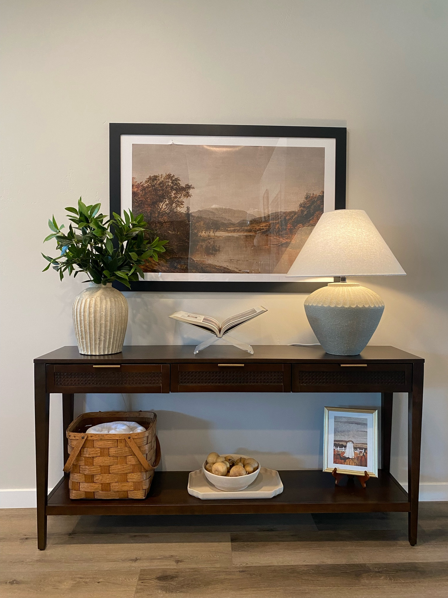 Living room console styling 

#LTKHome
