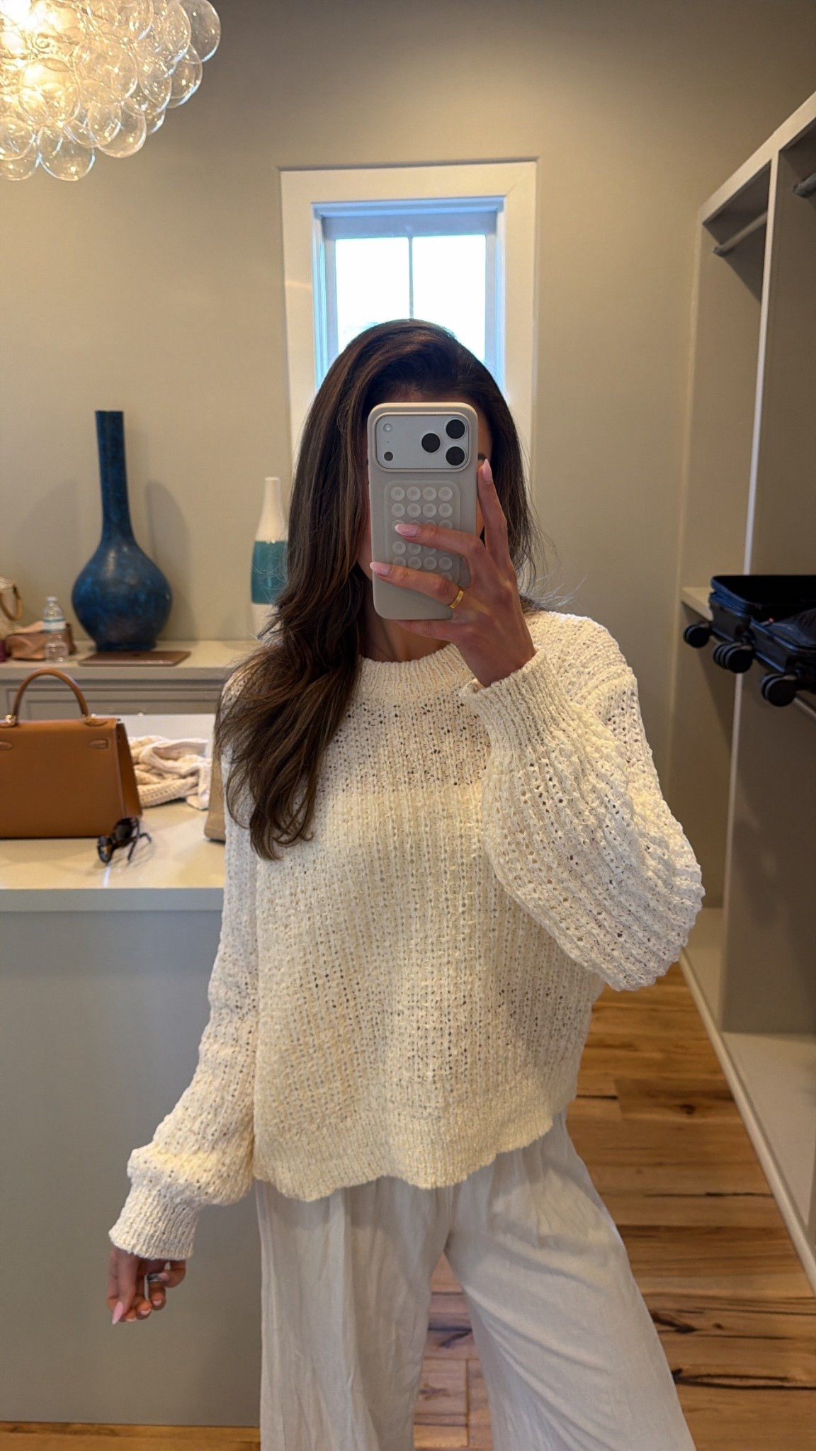 Perfect beach sweater. Sized up to a large. 

#LTKootd