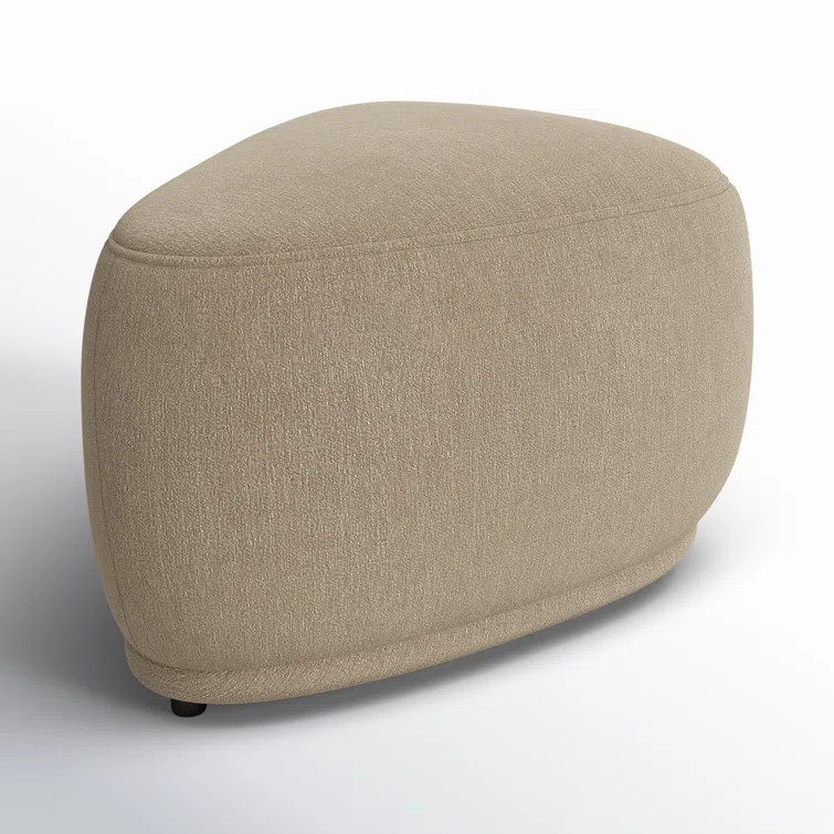 Adna 26.5'' Triangular Upholstered Ottoman | Wayfair North America