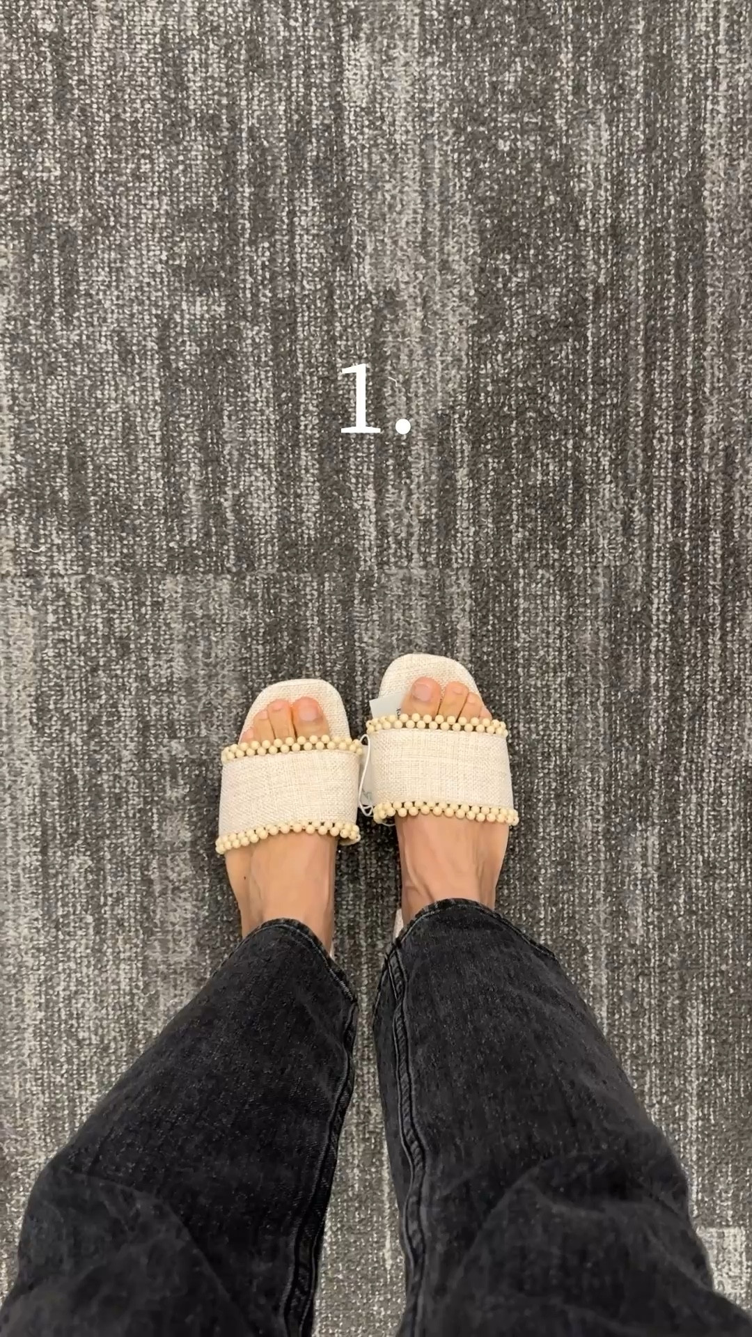 40% off sandals but only for today 3/27! Tried these on while picking up some groceries  