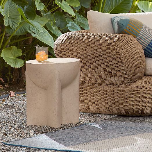 Monti Indoor/Outdoor Side Table (15") | West Elm (US)