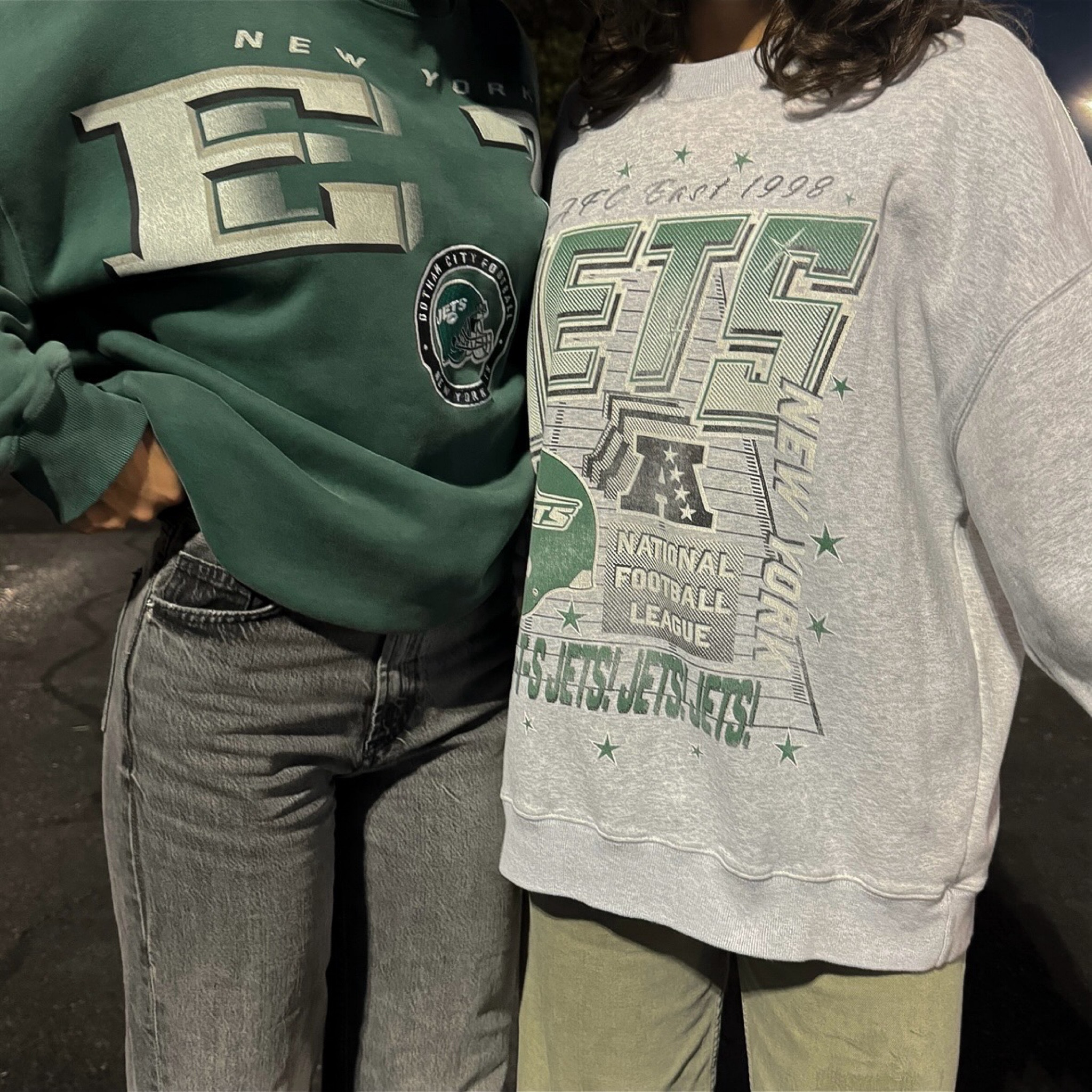 New York Jets sweatshirts from Abercrombie 