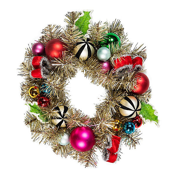MacKenzie-Childs Granny Kitsch Mini Wreath | MacKenzie-Childs