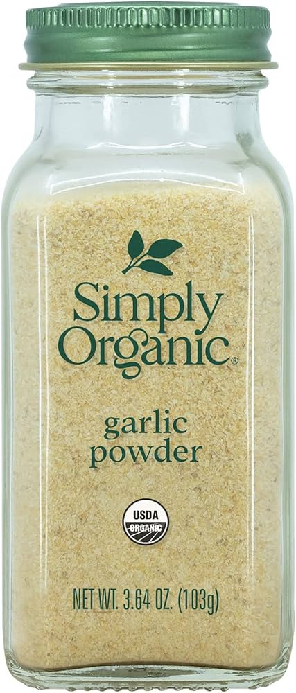 Simply Organic Garlic Powder, 3.64-Ounce Jar, Pure A-Grade Organic Garlic, Dried & Ground, Kosher... | Amazon (US)