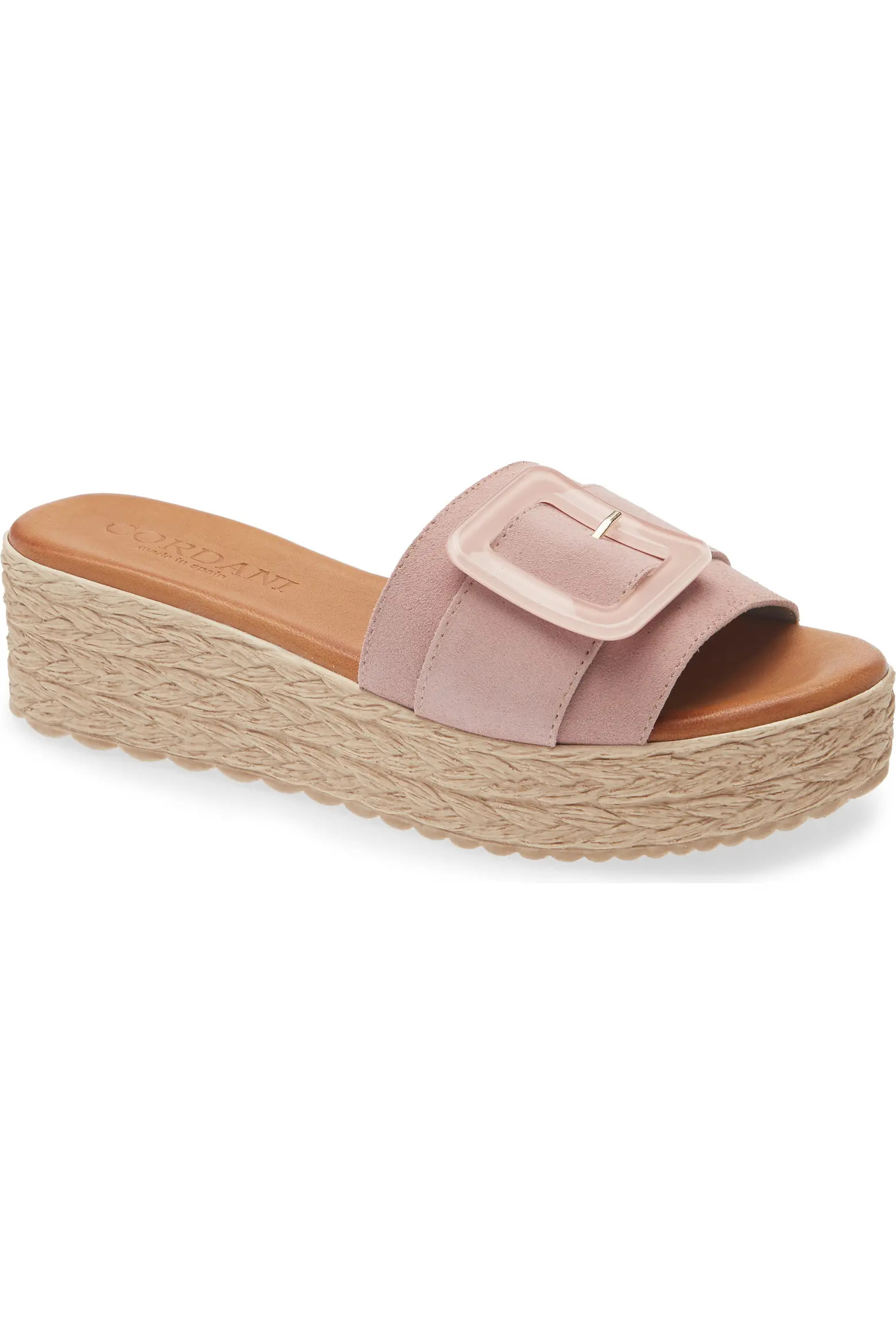 Cordani Beckett Platform Sandal in Black Suede at Nordstrom, Size 7.5Us | Nordstrom