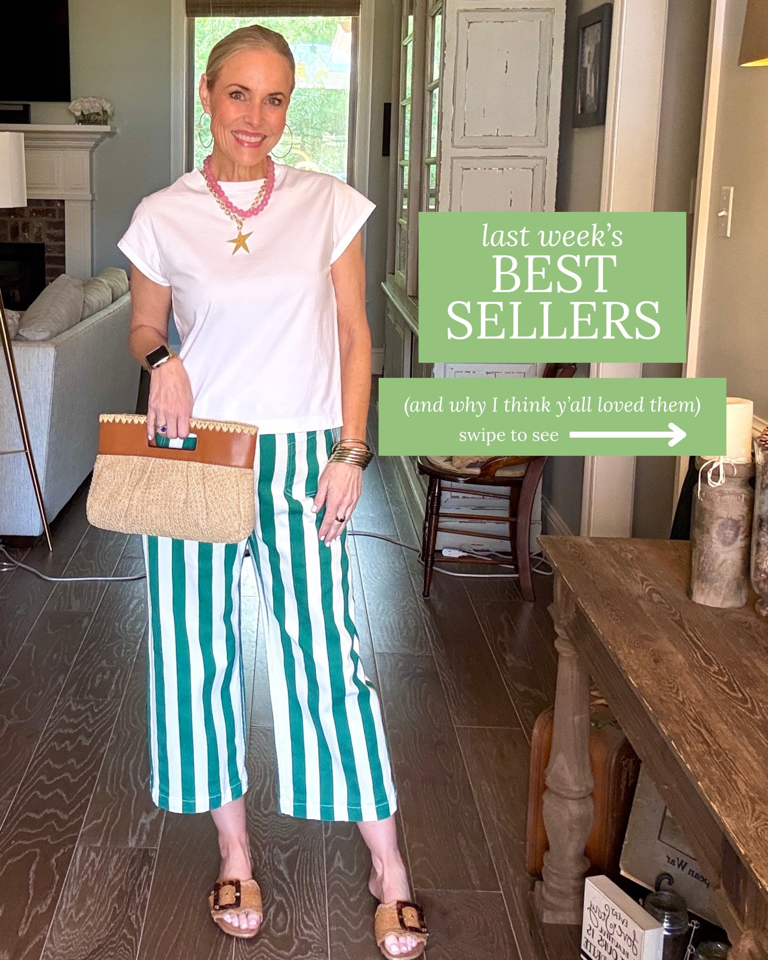 Apparently y’all were in a very “make my life easier but still cute” mood this week 😂

These were the pieces y’all kept clicking on, asking about, and actually buying. A good maxi skirt, comfortable sandals, an easy throw-on dress, jewelry that fixes a basic outfit… that’s basically the formula around here lately.

A lot of these are the kinds of pieces that do the work for you. They make getting dressed feel easier without feeling boring, overdone, or uncomfortable.

I pulled all of last week’s best sellers together in one place because several are already starting to go low in sizes again.


#bestsellers #topsellers #mostloved #FashionOver40 #getyourcolonoscopy

#LTKdayinmylife #LTKOver40 #LTKgrwm