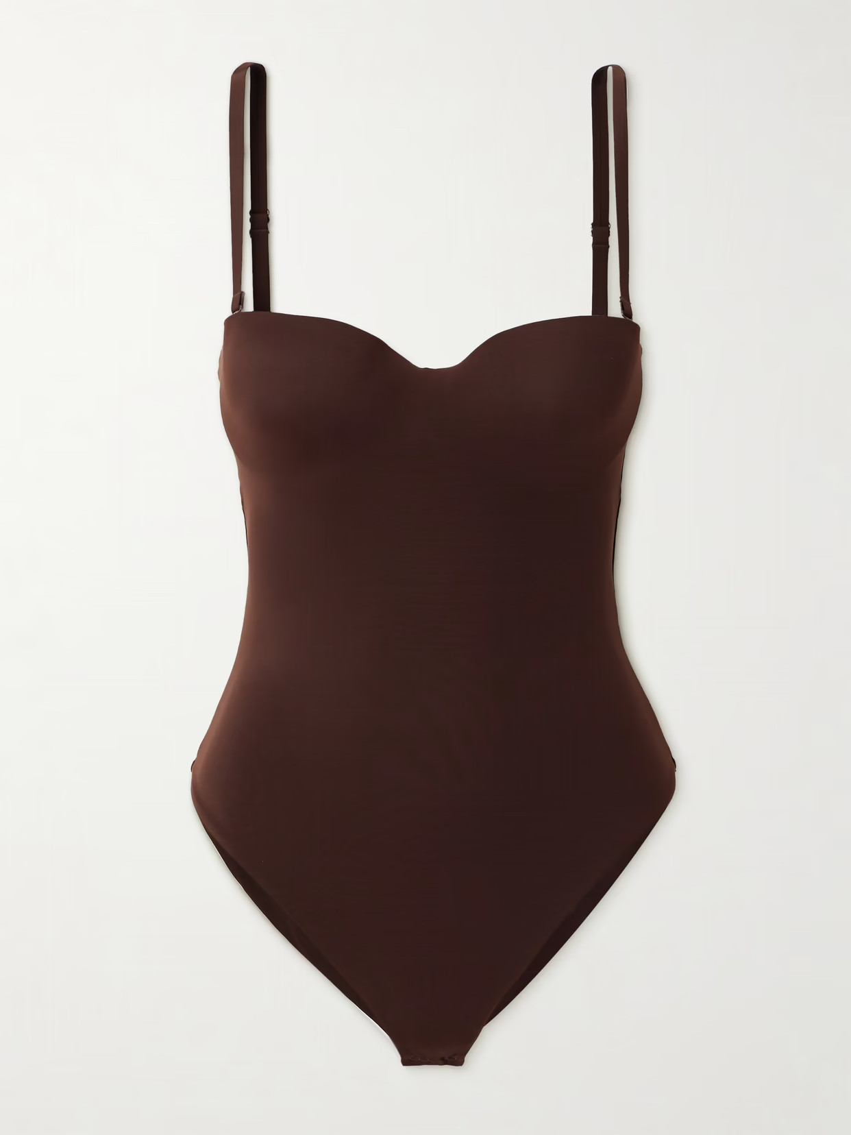 SKIMS - Thong Bodysuit - Cocoa | NET-A-PORTER (US)