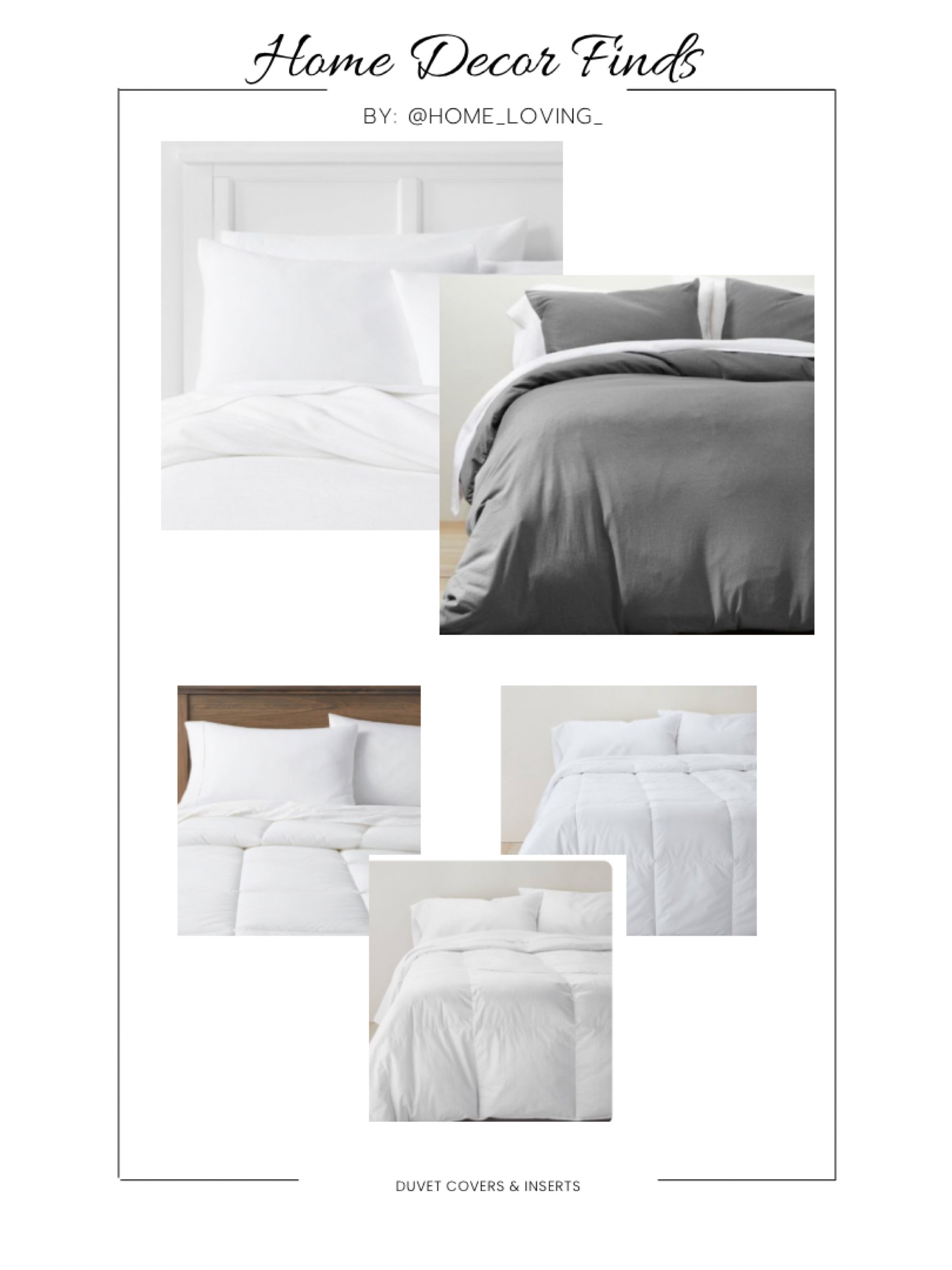 Duvet covers • duvet inserts 

Tip: double the inserts for a full fluffy look

#LTKFind #LTKstyletip #LTKhome