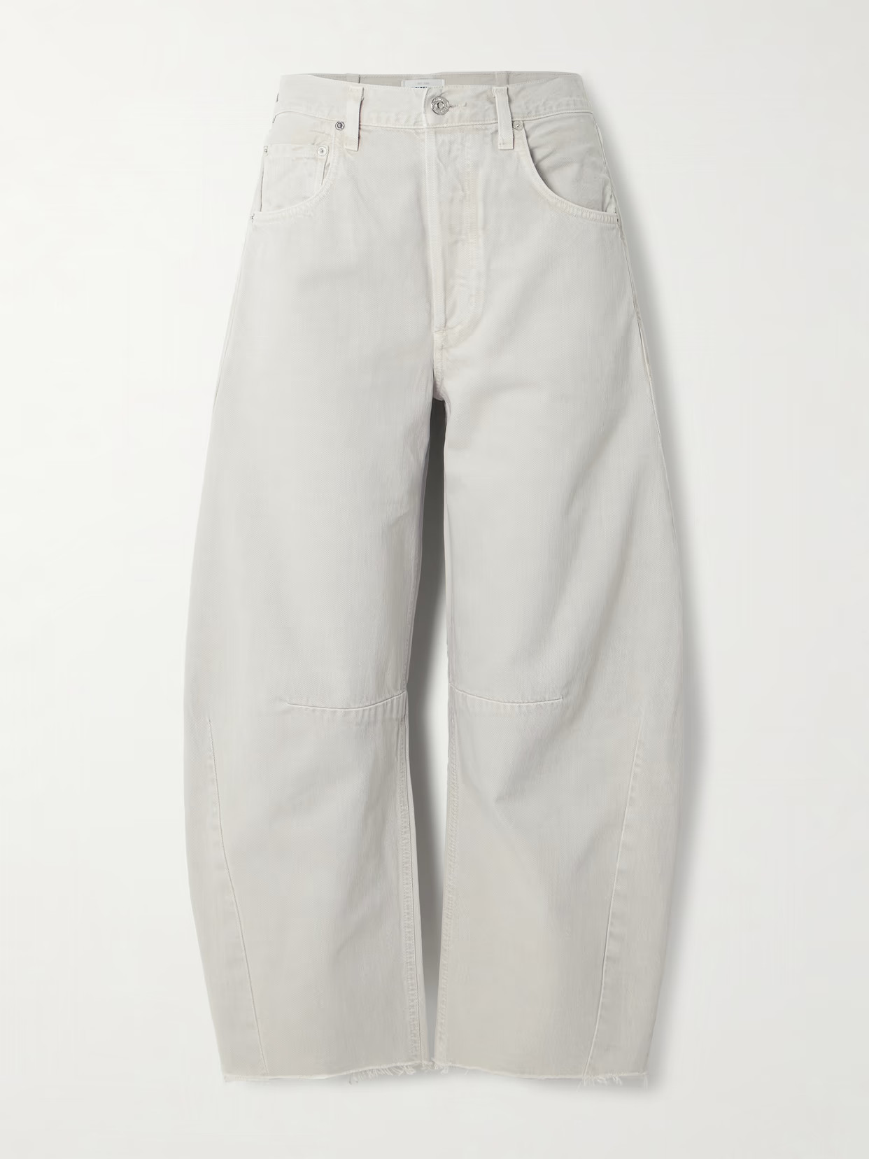 Citizens of Humanity - Horseshoe High-rise Barrel-leg Jeans - Gray | NET-A-PORTER (US)