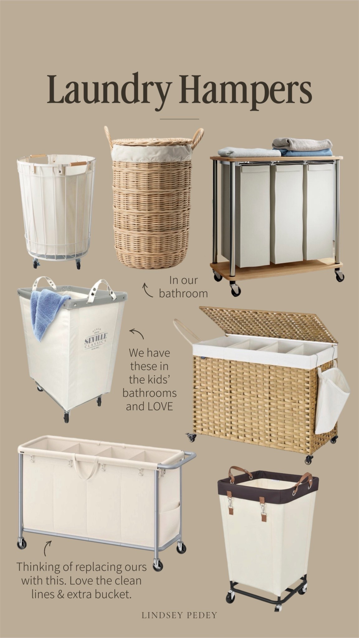 Laundry hamper picks! Rounded up a few different kinds perfect for the bathroom bedroom, closet, or laundry room. 

Organization, storage, target, McGee and Co, studio, McGee, Wayfair, laundry hamper, laundry, sorter, wheeled hamper, wheeled laundry sorter, spring, cleaning, home organization ￼

#LTKmomlife #LTKHome #LTKSaleAlert