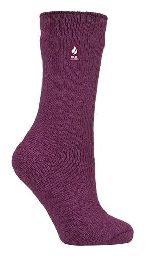 HEAT HOLDERS Thermal Socks, Women's Original, US Shoe Size 5-9, Deep Fuchsia | Amazon (US)