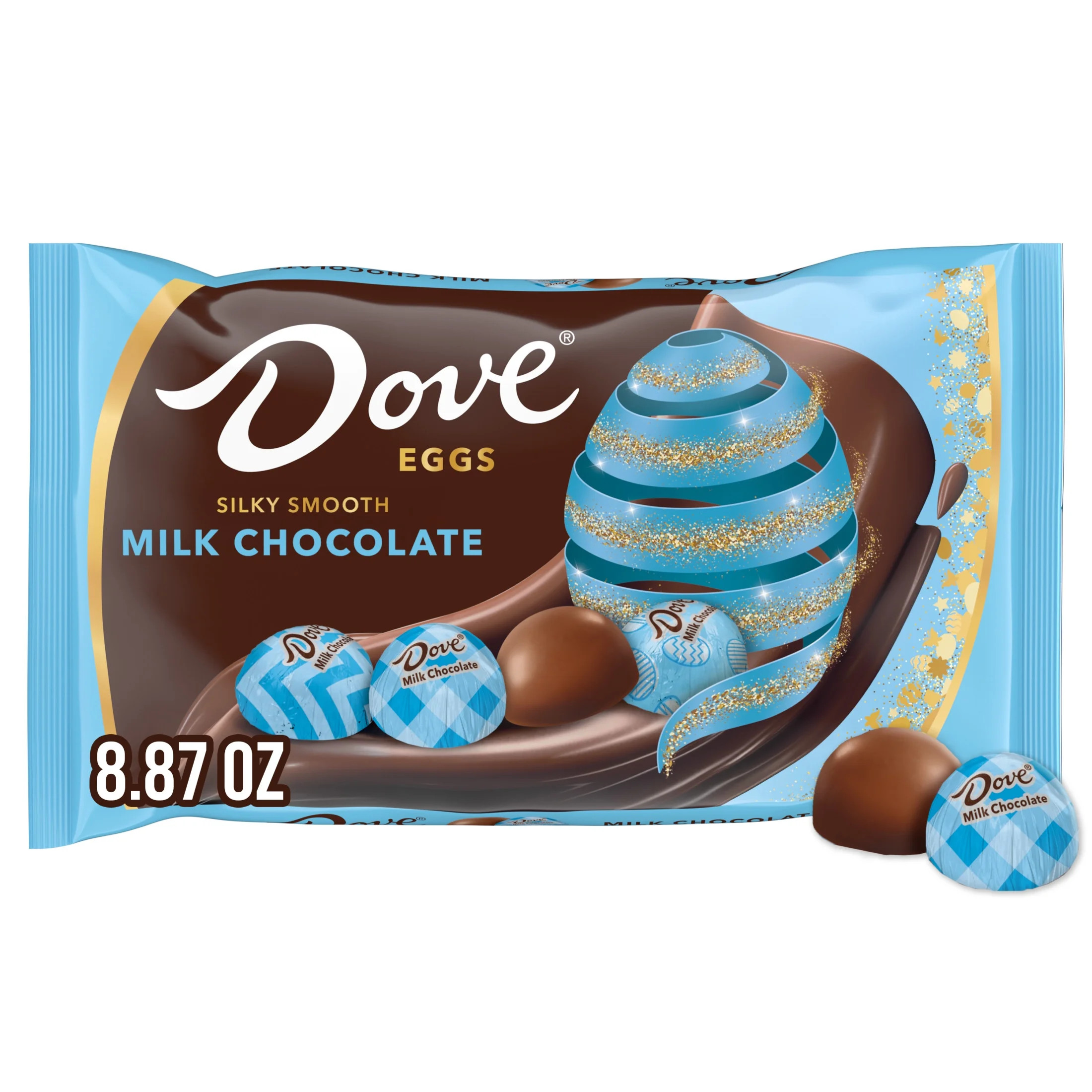 Dove Milk Chocolate Eggs Easter Candy - 8.87 oz Bag | Walmart (US)