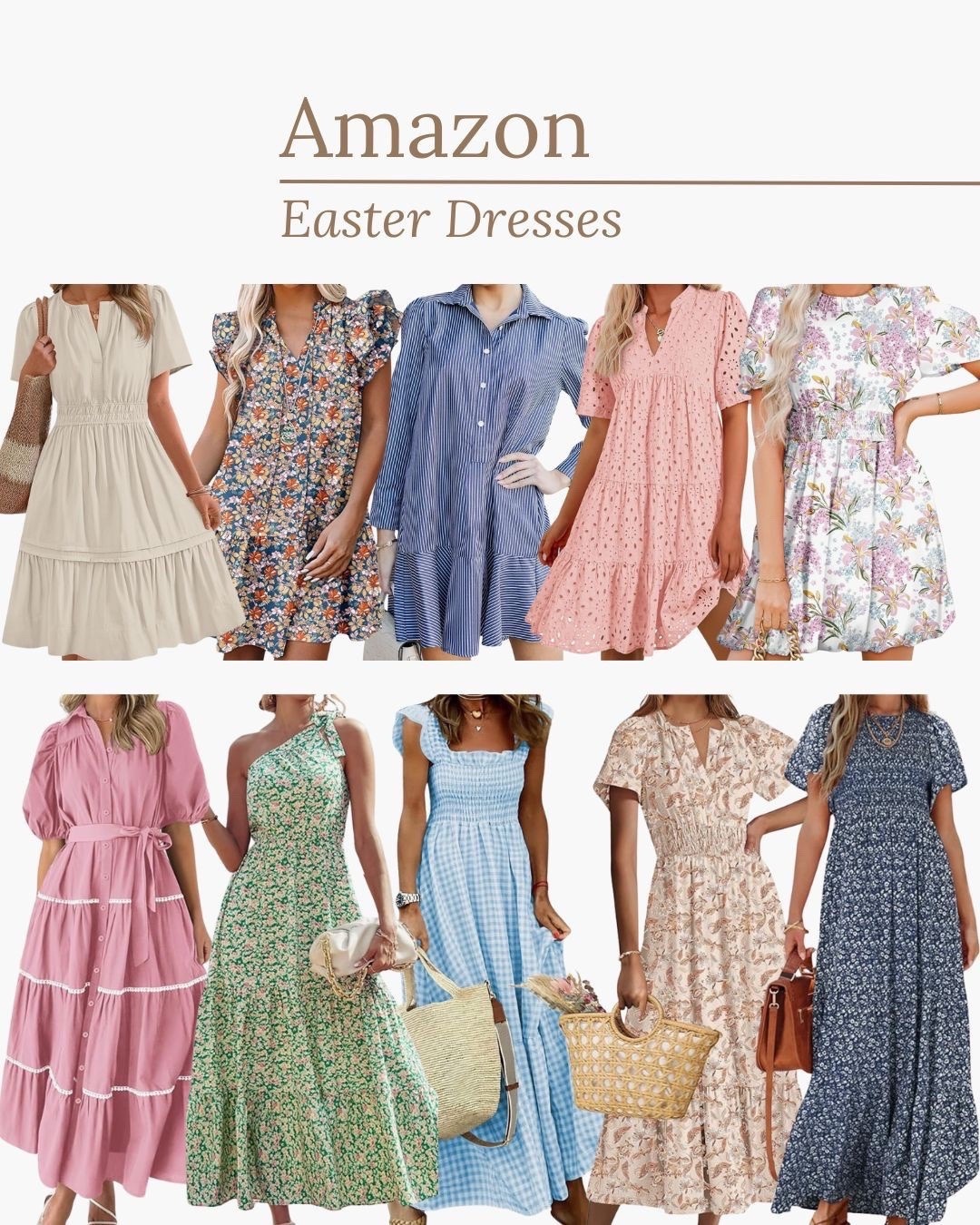 I found the cutest Amazon Easter dresses, that are also perfect for any event in the spring!

Spring fashion  dress  Easter  wedding guest dress  Easter dress  Amazon fashion  floral dress  maxi dress  mini dress  

#LTKPetite #LTKSeasonal #LTKStyleTip