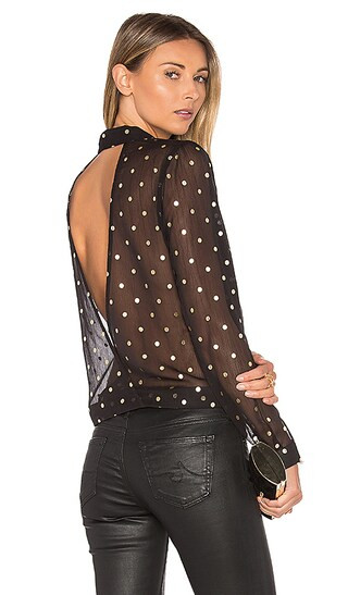 Whisper Top in Gold Dot | Revolve Clothing (Global)
