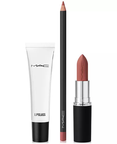MAC 3-Pc. Claim To Fame Lipstick, Lip Liner + Lip Gloss Set - Macy's | Macy's